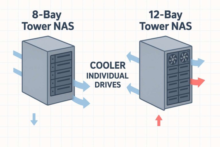 8 Bay vs 12 Bay NAS Density and Cooling Trade offs 3