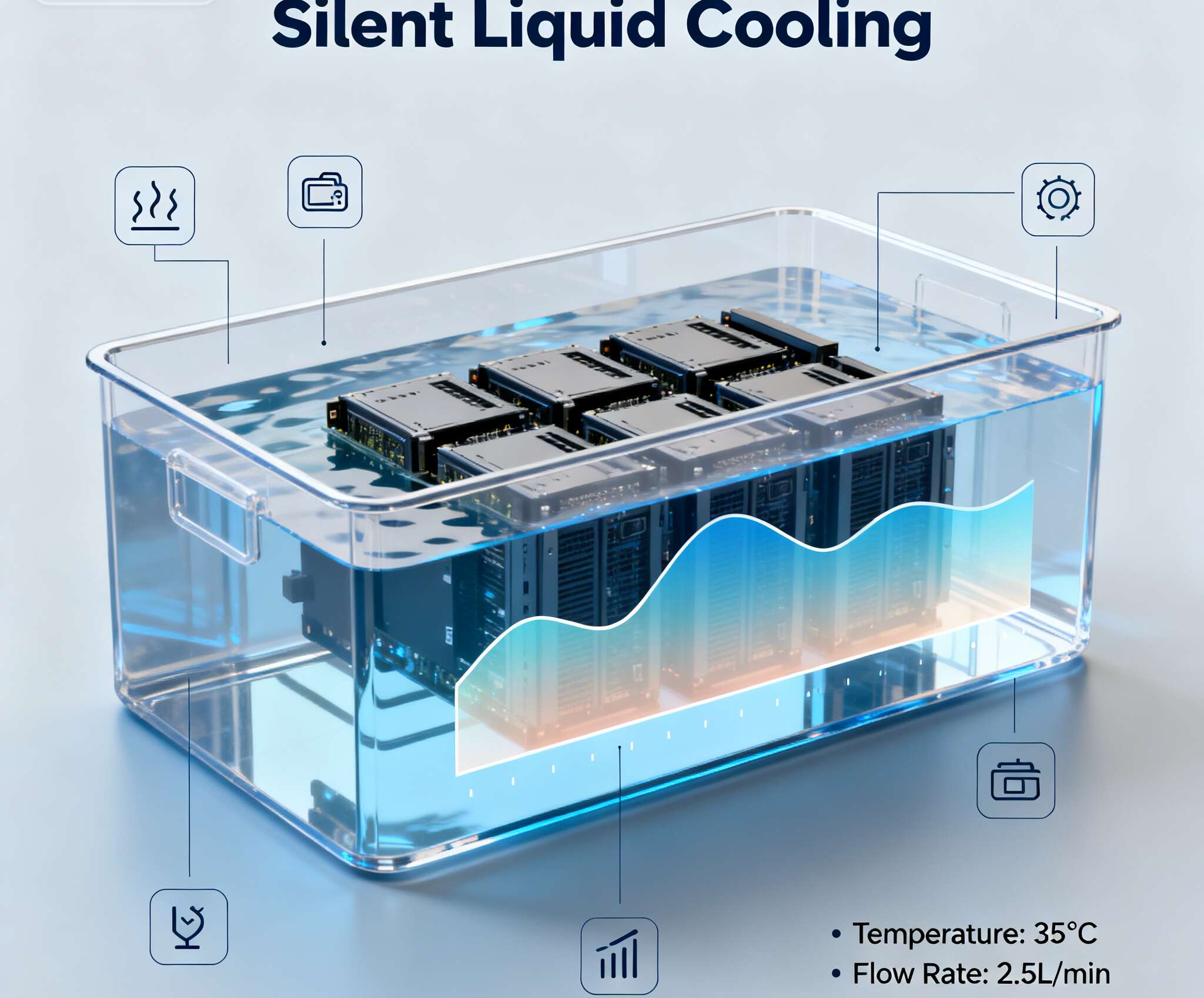 Cooling 1U high density servers without jet engine noise 2