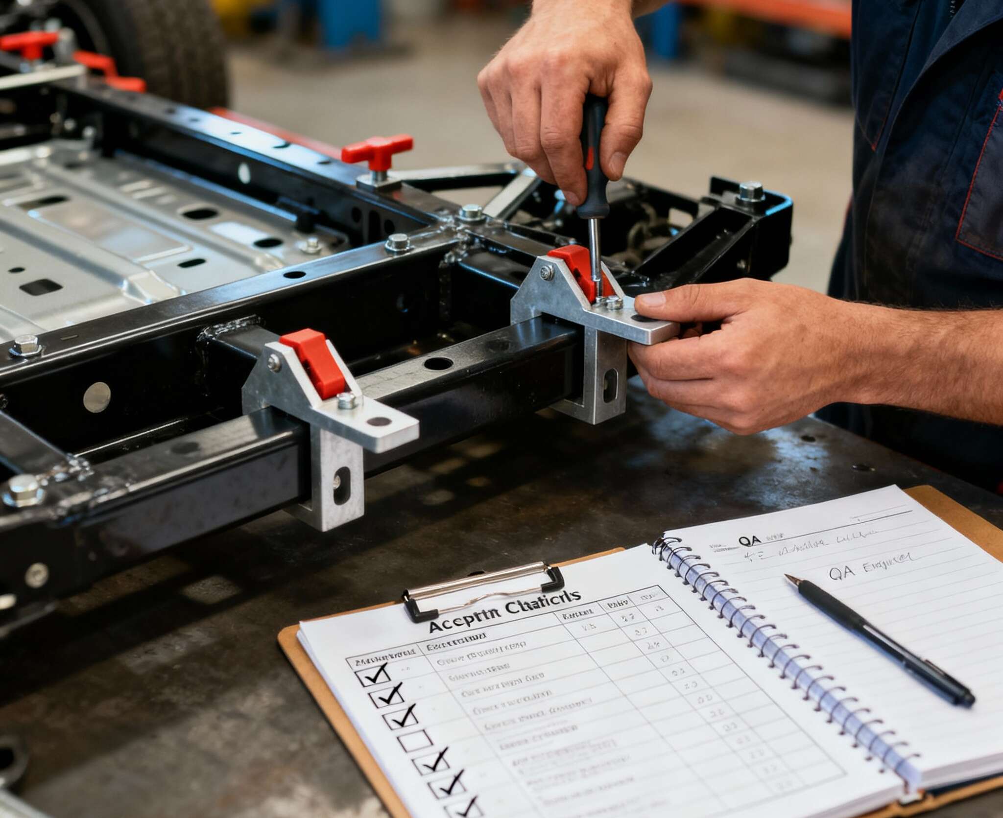 Defining acceptance criteria AQL for chassis 2