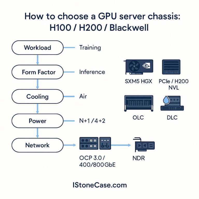 So wählen Sie ein GPU-Server-Gehäuse für NVIDIA H100H200Blackwell 1