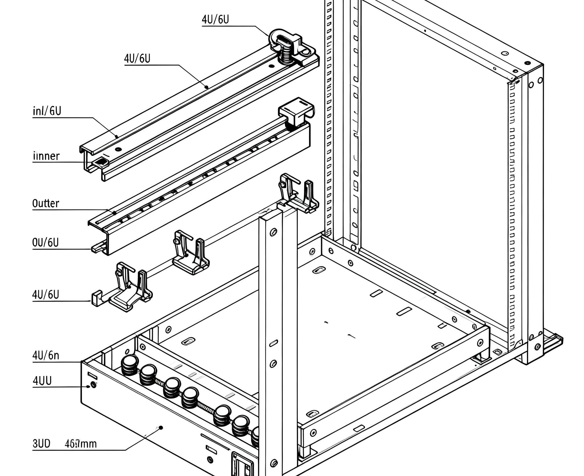 How to pick rails compatible with 4U6U chassis 2