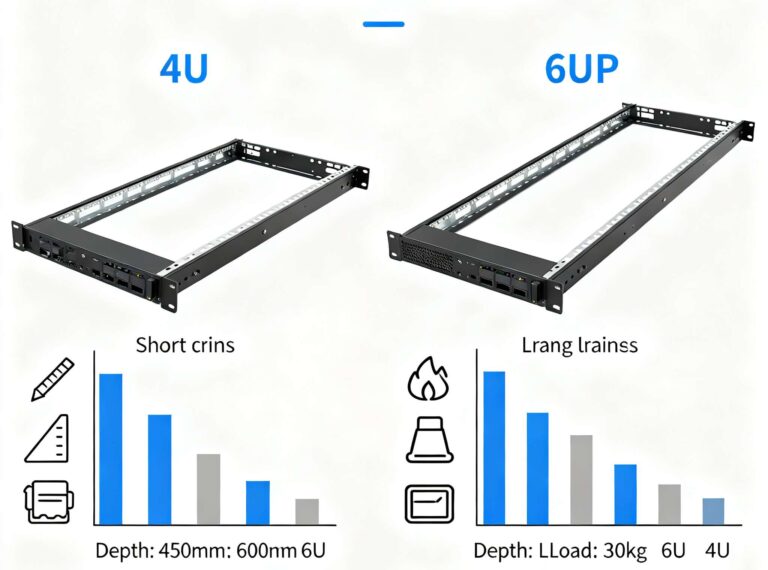 How to pick rails compatible with 4U6U chassis 4