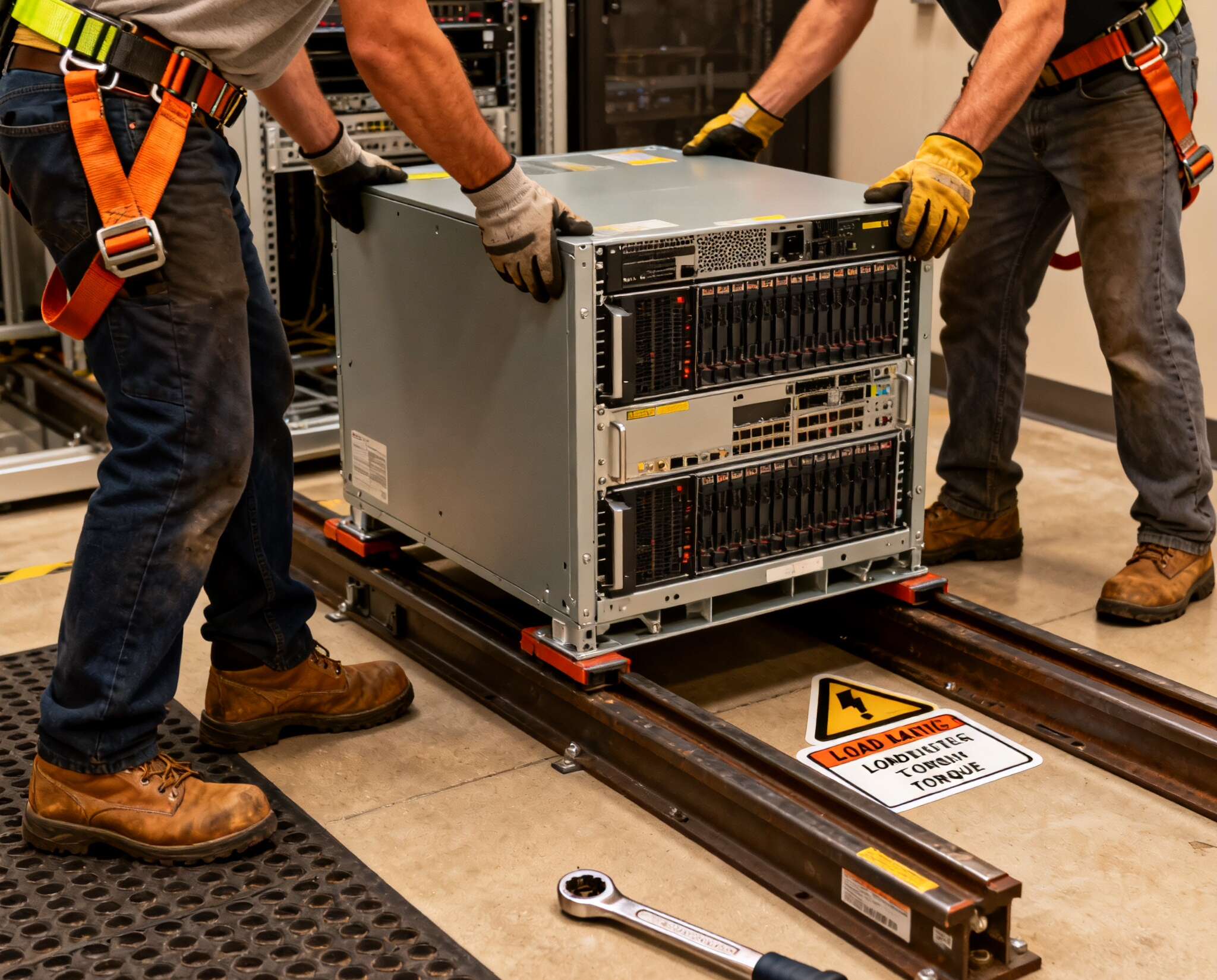 Rail load ratings and safety tips for heavy servers 2