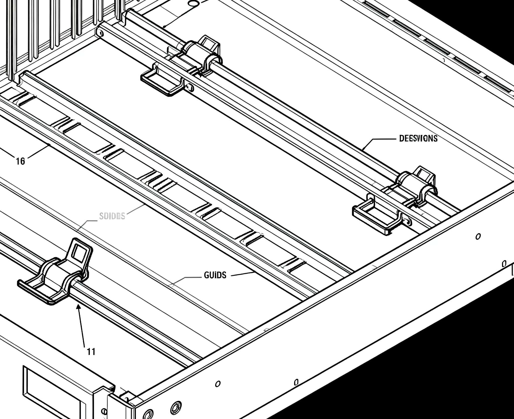 Serviceability independent trays hot swap design 3