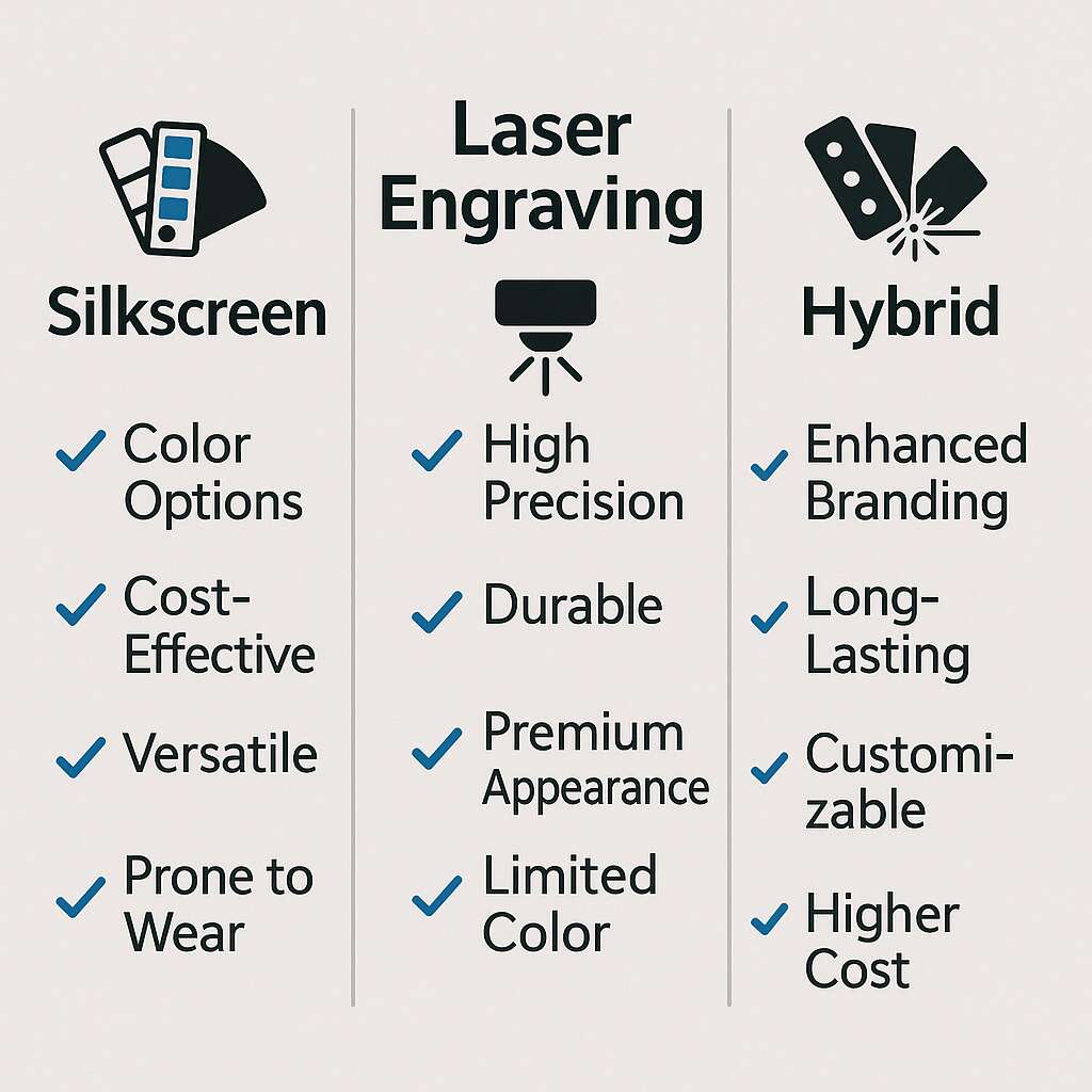 Silkscreen Laser Engraving Nameplates Brand Presentation 1